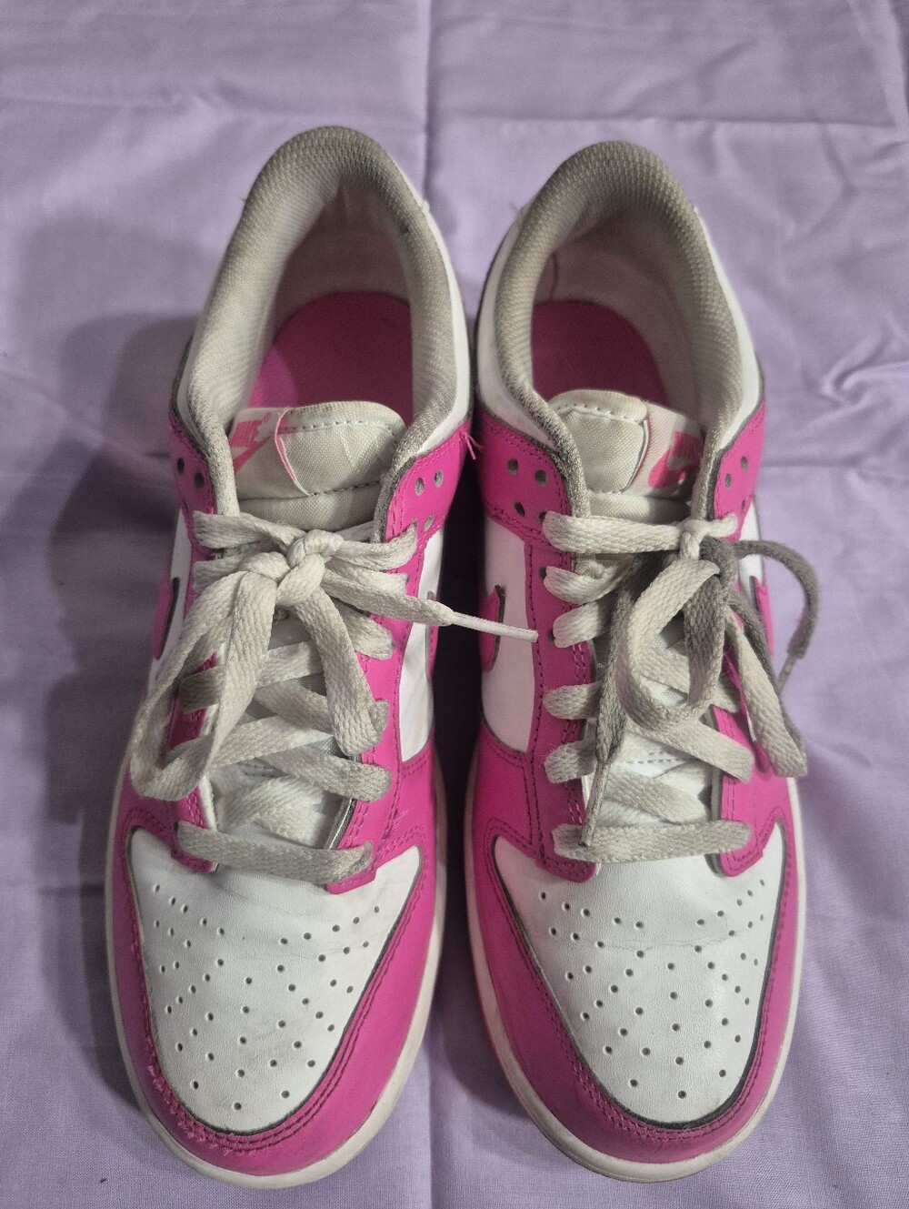 Youth nike dunk low active fuchsia